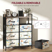 8-drawer fabric chest of drawers – image 6