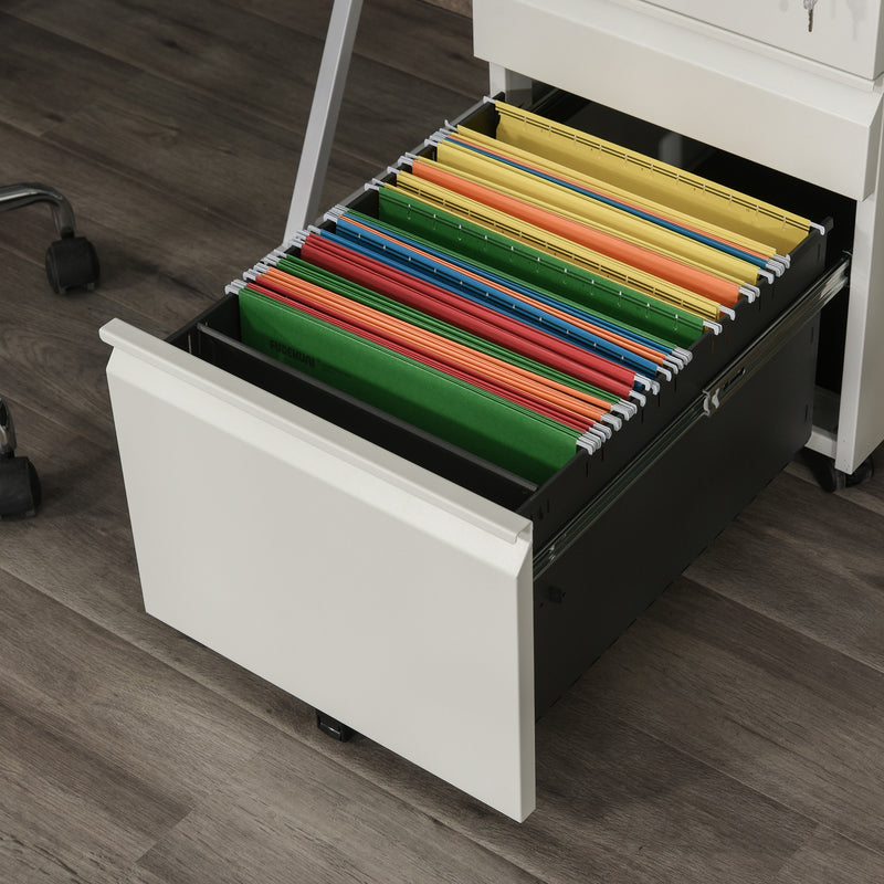 3-drawer metal filing cabinet – image 8