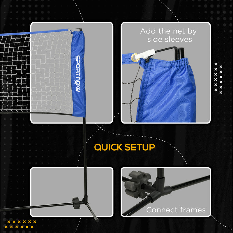 Blue 4 m badminton net – image 5