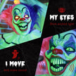 173cm Animated Laughing Clown with Glowing Red Eyes – image 5 of 9