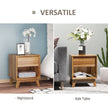 Walnut bedside table – image 4