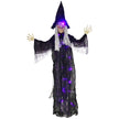 183cm Hanging Witch with Purple LED Lights & Sound – image 1 of 9