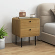 Bedside table with 2 drawers – image 2