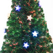 5ft fibre optic Christmas tree with star lights – image 8
