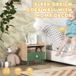 Green kids bedside table – image 5