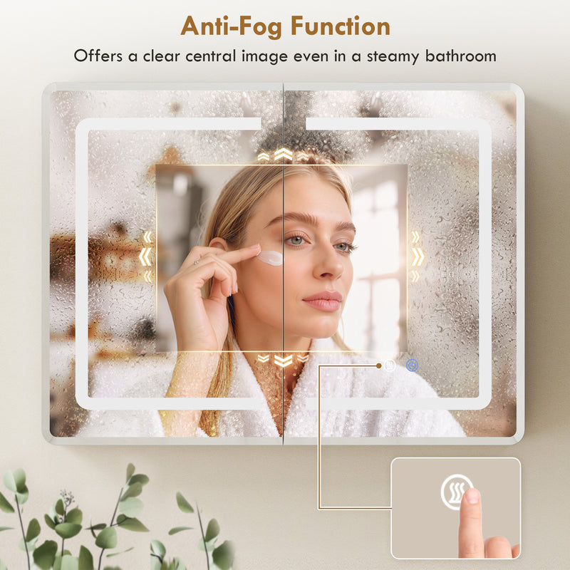LED mirror bathroom cabinet – image 6