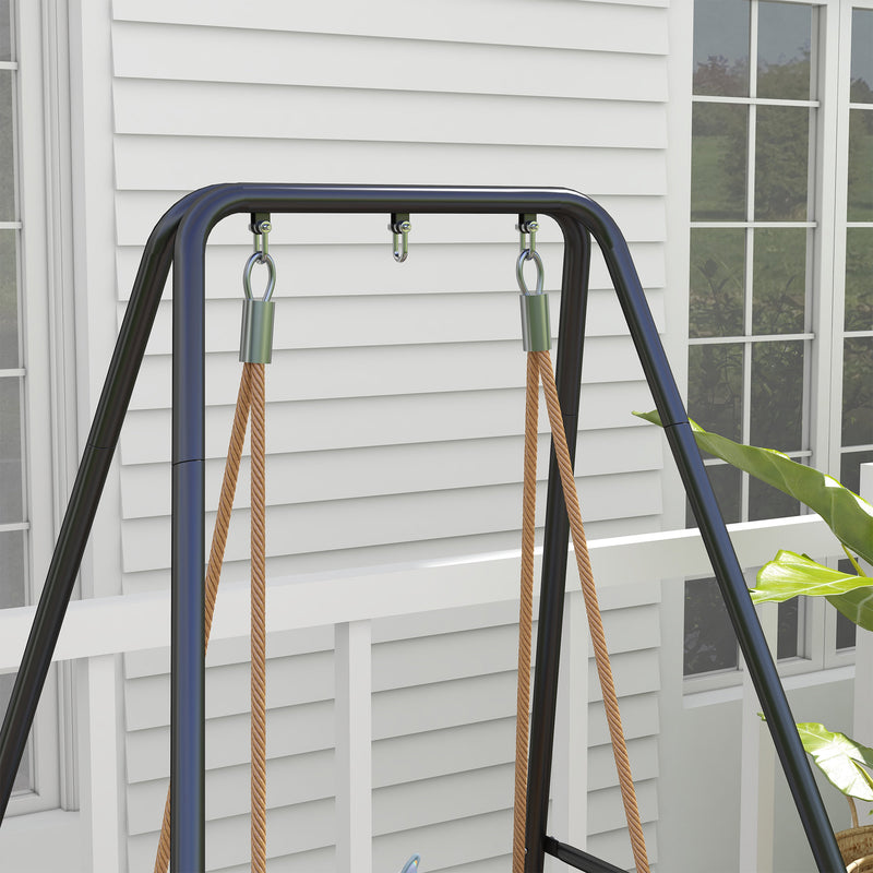 Outsunny Hammock Chair Stand, Hanging Heavy Duty Metal Frame Hammock Stand for Hanging Hammock Air Porch Swing Chair – view 8