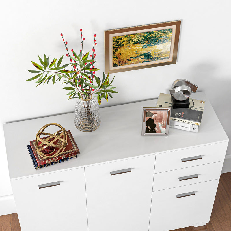 White 3-door sideboard – image 8