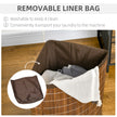 Corner bamboo laundry basket – image 5