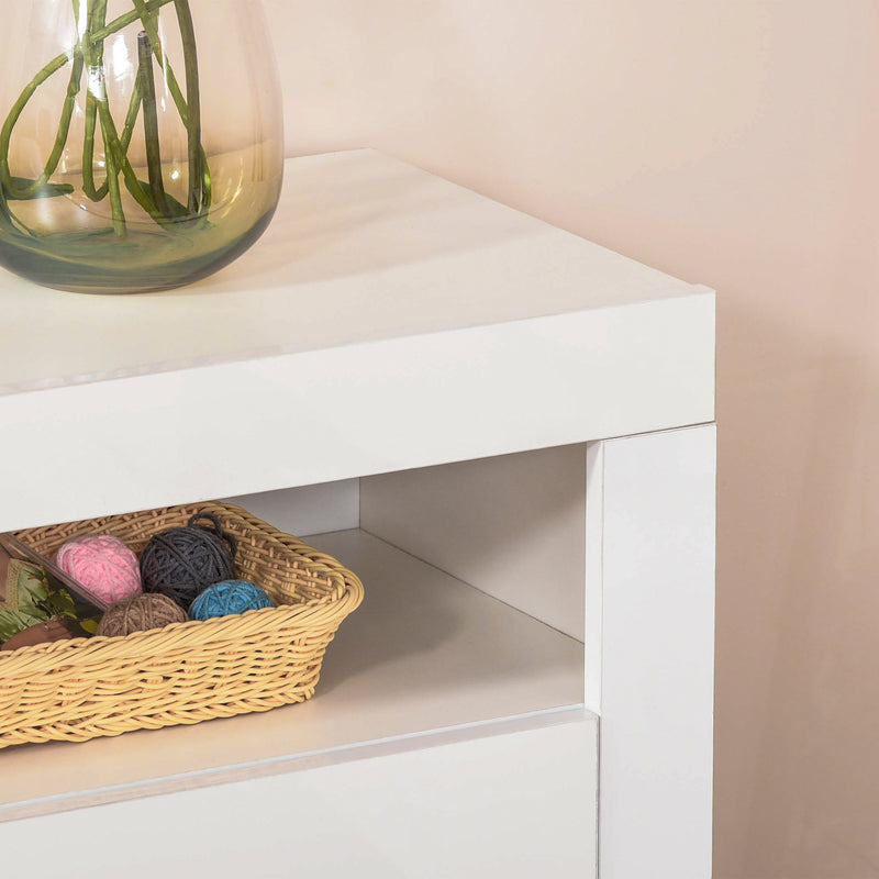 White LED high gloss sideboard – image 8