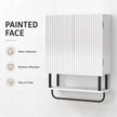 White wavy door wall cabinet – image 7