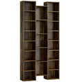 21-Compartment Bookshelf - Brown