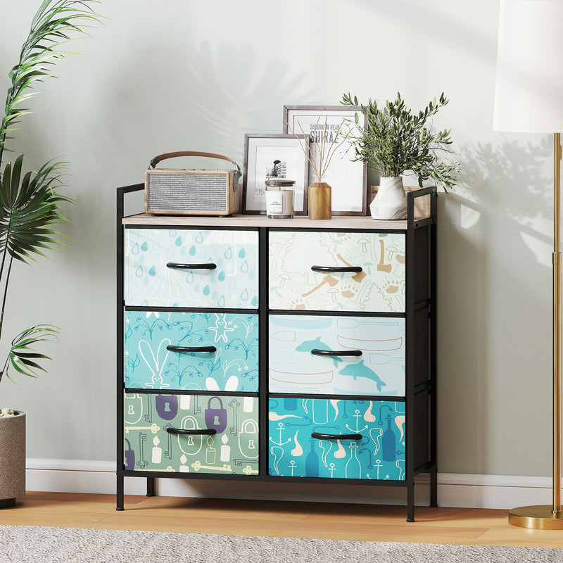 6-drawer fabric chest of drawers – image 10