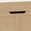 Natural wood 127L storage chest – image 10