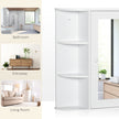 Mirror cabinet with side shelves – image 7