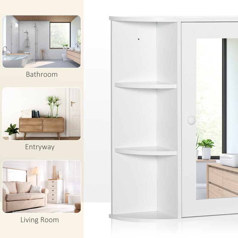 Mirror cabinet with side shelves – image 7