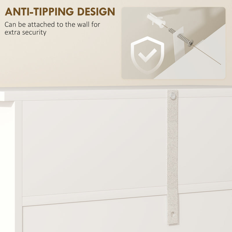 White 2-drawer bathroom cabinet – image 7