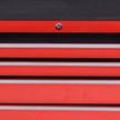 7-Drawer Lockable Rolling Tool Cabinet – Red – image 8 of 9