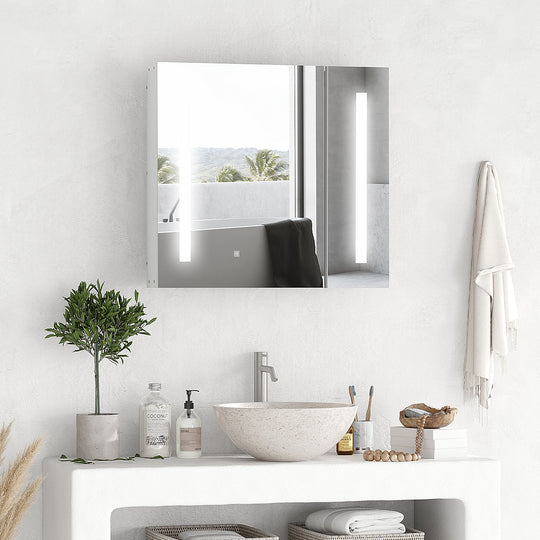 LED bathroom mirror cabinet – image 2