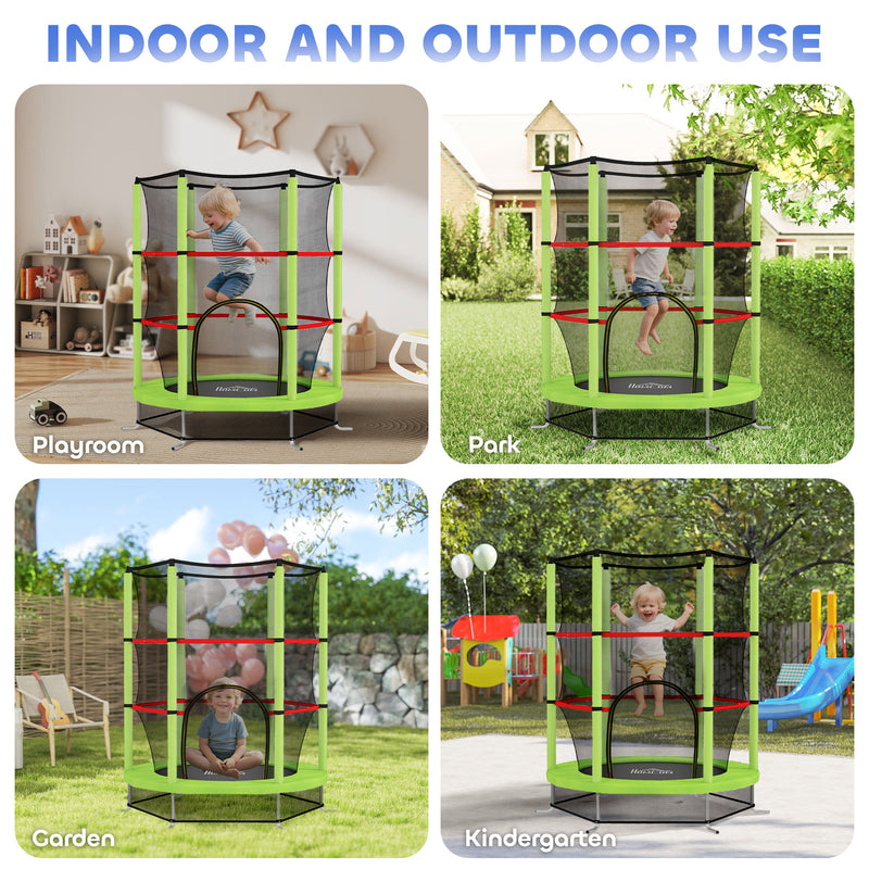 Kids trampoline with enclosure – image 9