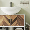 80 cm herringbone under sink cabinet – image 6
