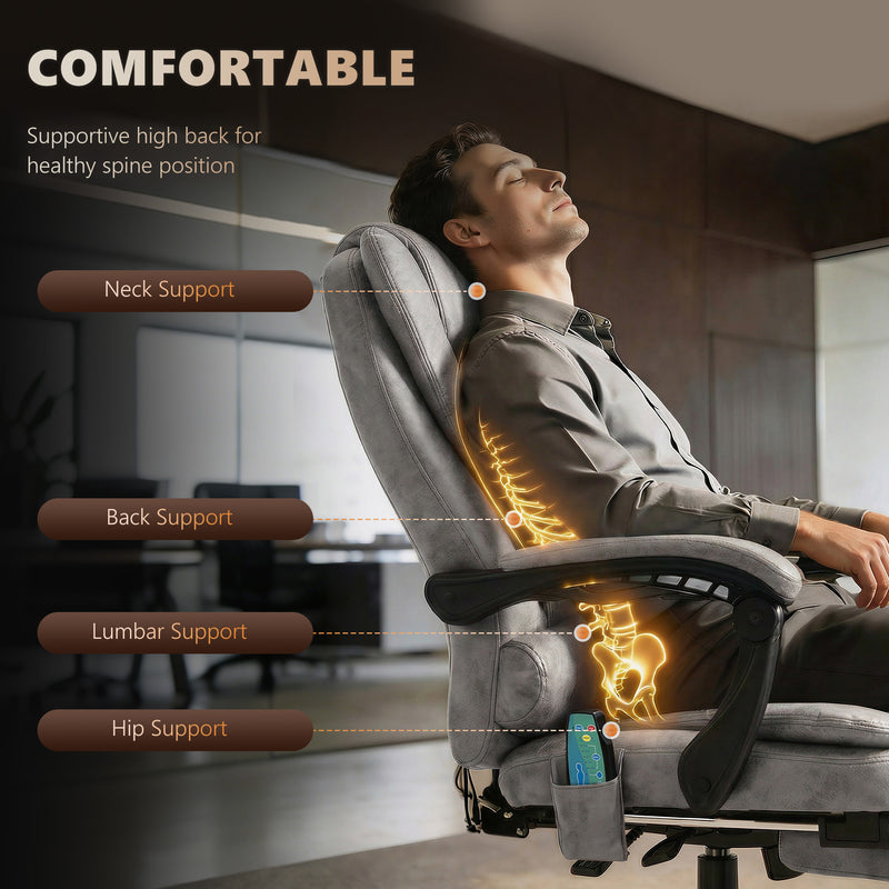 Heated massage executive chair – image 5