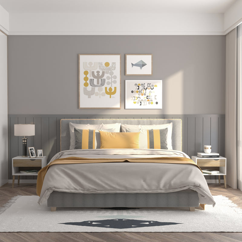 Bedside table with drawer – image 7