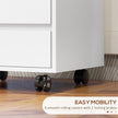White 4-drawer filing cabinet – image 5