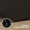 Lockable 3-drawer steel file cabinet – image 5