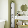 Slim 185 cm bathroom cabinet – image 2