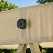 Beige 3-seater swing seat – image 10