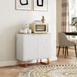 White ribbed sideboard – image 9
