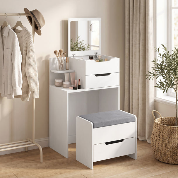 Compact flip-top dressing table – image 2