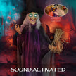 6ft Animated Witch with Glowing Eyes & Sound – image 5 of 9