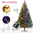 7ft pre-lit Christmas tree, 450 LEDs – image 5