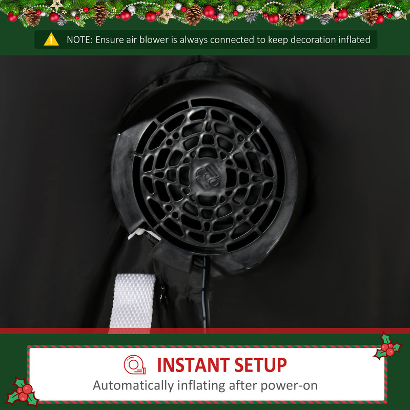 Built-in fan for inflating the display
