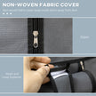 103 cm dark grey fabric wardrobe – image 5