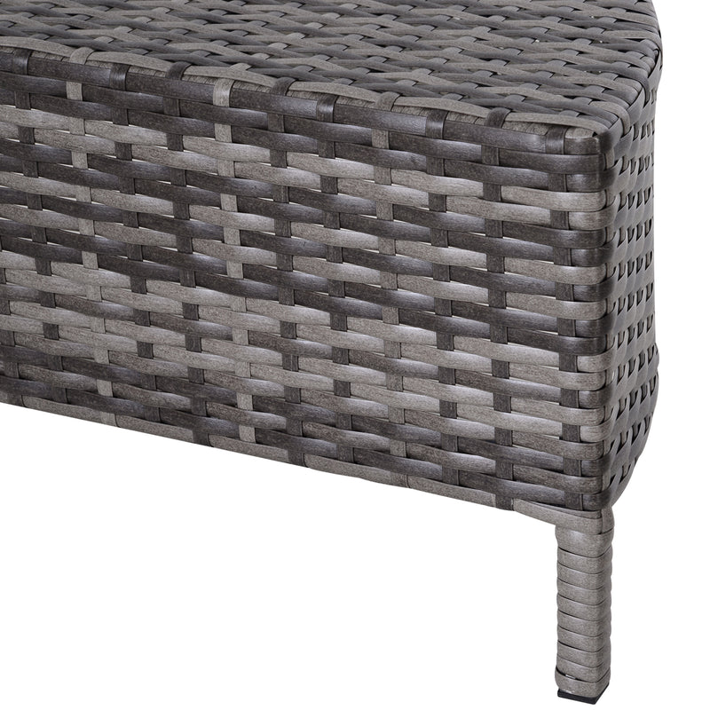 Half-round rattan sofa set – image 9