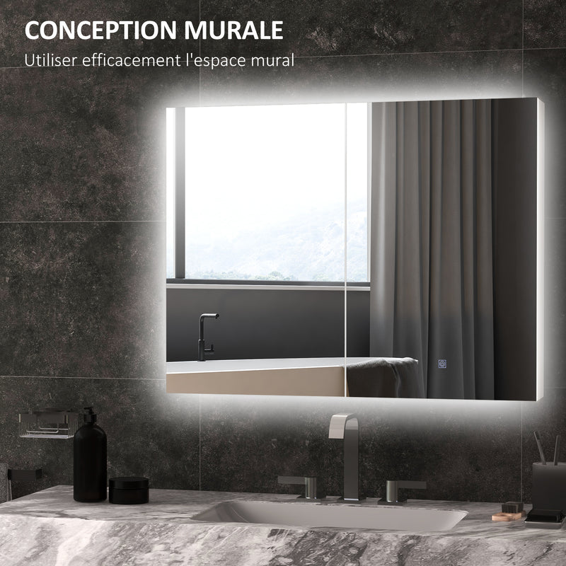 LED mirror bathroom cabinet – image 5