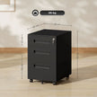 39 cm steel filing cabinet – black – image 3