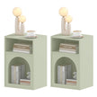 Set of 2 arched bedside tables – image 9
