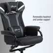 Gaming recliner and footstool set – image 6