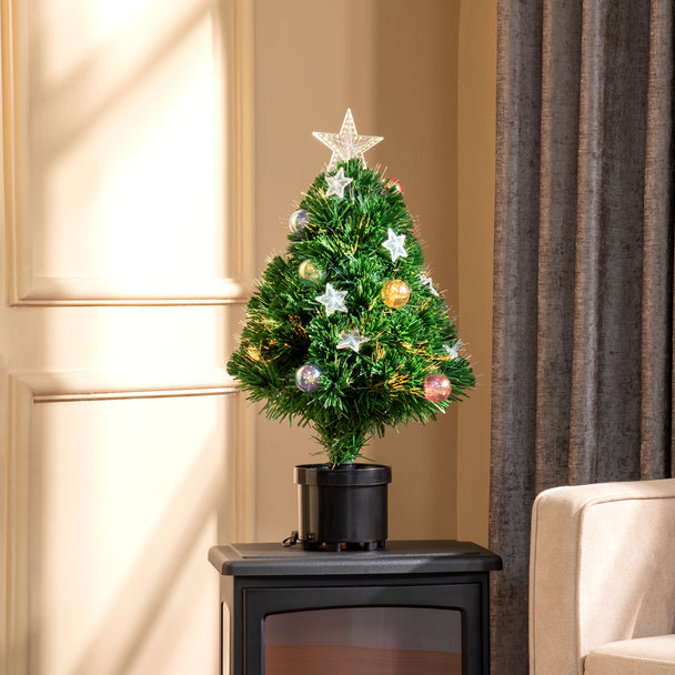 2ft tabletop fibre optic Christmas tree – image 2
