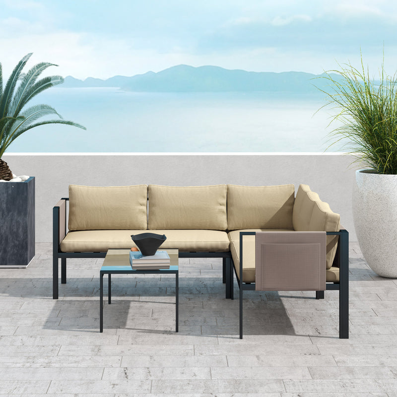 5-seater corner sofa set – image 10