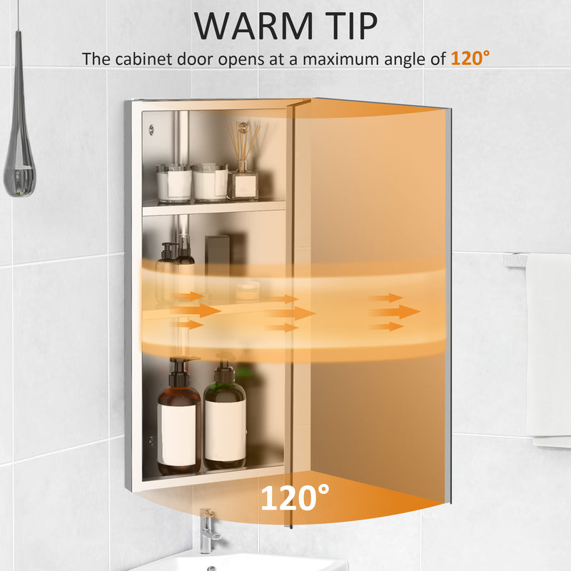 Stainless steel mirror cabinet – image 8
