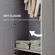 Grey panel door wardrobe – image 5