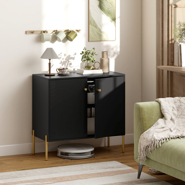 Fluted sideboard cabinet – image 2