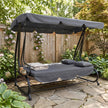 Dark grey swing bed – image 2