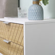White & oak bedside table – image 8