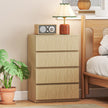 HOMCOM Chest of Drawers, 4-Drawer Storage Cabinets, Modern Dresser, Storage Drawer Unit for Bedroom – view 2